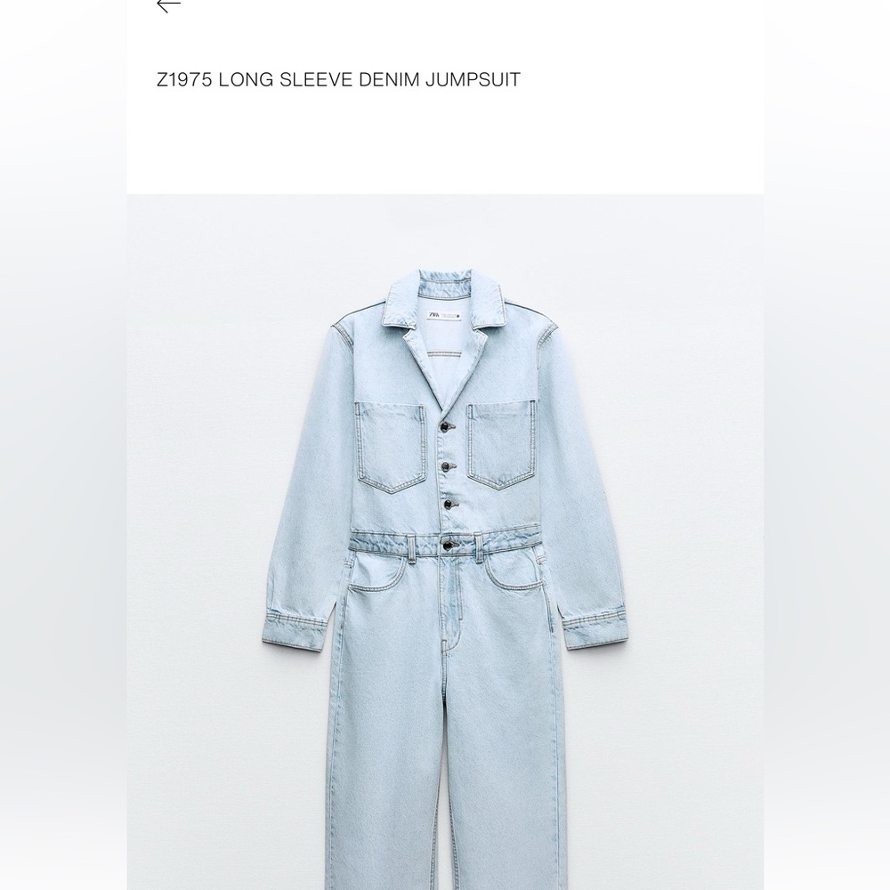 Light Blue Denim Jumpsuit